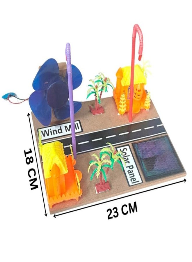 ESPtronics DIY Readymade Wind Mill Solar Panel Cell Working Model Project Science Experiment 6V Kit for School Kids - Image 4